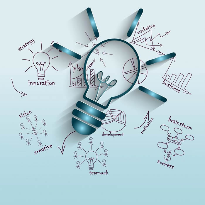 Team members sharing knowledge in a meeting